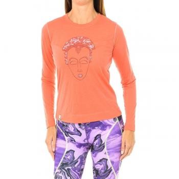 Camiseta Manga Larga Deportiva para Mujer BF11500 - Rosa - Talla XS