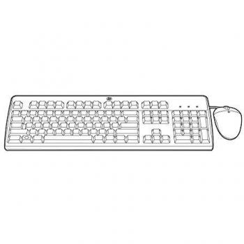 HP 631344-B21 - Teclado (USB, QWERTY, PC/server, Negro, 458,8 x 163,2 x 24,8 mm, 900g)