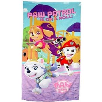 Toalla de microfibra para baño o playa, para niñas, en 4 diseños de Paw Patrol
