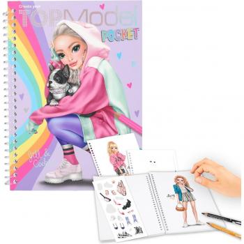 Cuaderno para colorear de bolsillo TOPModel