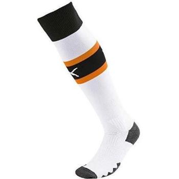 Puma Team Vcf Band Socks Calcetines, Hombre, White Black/Vibrant Orange, 5