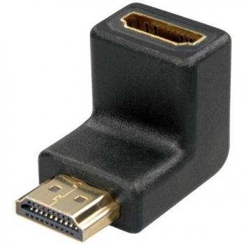 Ficha Adaptadora HDMI 90 Grados de Alta Calidad Vivanco