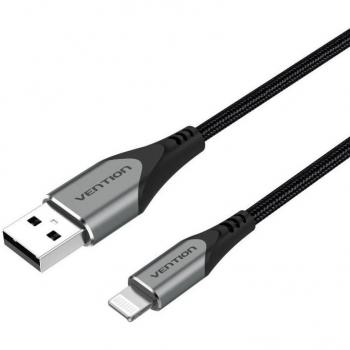 Cable USB 2.0 Vention LABHD Lightning Macho a USB Macho 50cm Gris