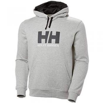 Helly Hansen Men's HH Logo Hoodie - Grey - Large
