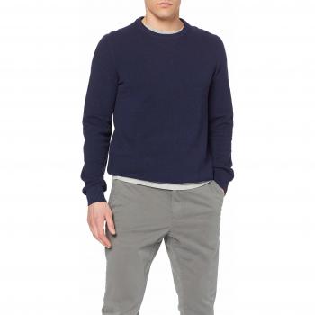 Izod 12gg Pique Crew Neck Sweater suéter, Azul