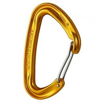 Wild Country Wildwire Mosquetón, Unisex Adulto, Dorado, Talla Única
