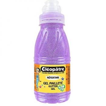 Cleopatre Pintura de Gel, Cartera Unisex Infantil, Morado