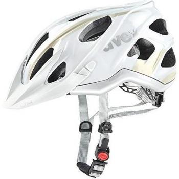 Uvex Stivo C - Casco de ciclismo unisex, color blanco / champagne, talla 56-61