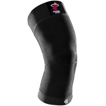 Bauerfeind NBA Miami Heat Black Knee Compression Brace