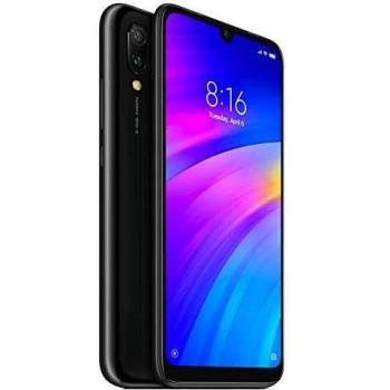 Xiaomi Redmi 7 Smartphone, Negro, 3GB RAM, 32GB Almacenamiento, Dual SIM, Pantalla de 6.26, Cámara de 12+2/8 MP, Batería de 4000mAh