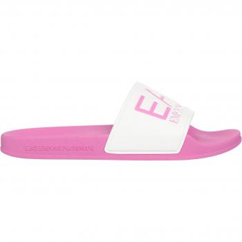 Armani EA7 - Chanclas Blancas para Mujer - Maxilogo 40 Blanco