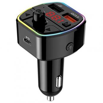 Transmisor FM Bluetooth MAXTRACK MATR MT 2 L con función manos libres para coche