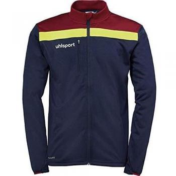 uhlsport Offense 23 Poly Jacket Chaqueta De Poliéster para Hombre, Azul Marino/Burdeos/Amari, 164