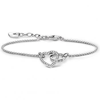 THOMAS SABO Together Heart Sterling Silver Bracelet A1648-051-14-L19V