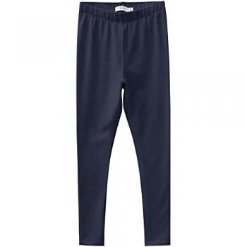 Pantalones leggings de niña Name It NKFDAVINA Solid Swe Legging Bru N Noos con interior forrado