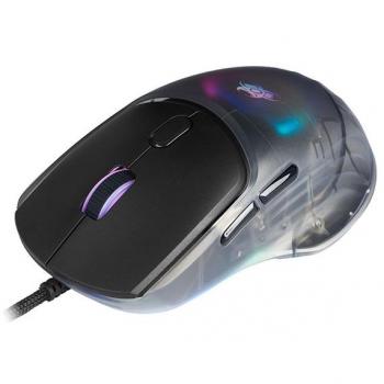 Ratón Gaming Tracer GameZone Neon RGB USB 12400 DPI Negro con Iluminación y 7 Botones