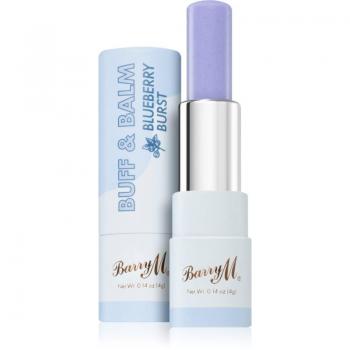 Barry M Buff & Balm Smoothing Lip Balm for Volume Shade Blueberry Burst 4 ml