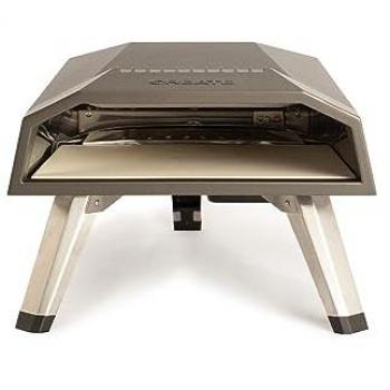 Horno de gas portátil para pizzas CREATE PIZZA MAKER PRO - 380º-500º - Acero inoxidable, piedra refractaria, patas plegables, sistema de seguridad Flame Out