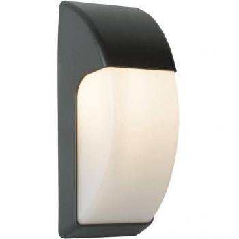 Aplique de exterior LED Metal Gris 1 bombilla 32cm