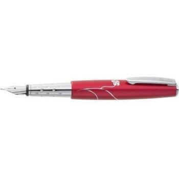 Online Charm 39152 - Pluma estilográfica con caja, color rojo