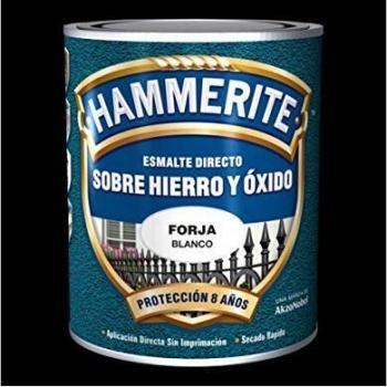Hammerite Esmalte directo sobre hierro y óxido Forja Negro 2,5 L