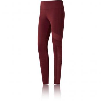 Reebok Ac Mesh Tight Mallas, Mujer, Rojo