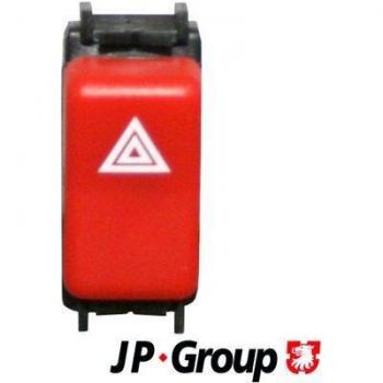 Interruptor intermitente de aviso JP GROUP 1396300100 - Lamp switch, warning lamp, compatible con varios modelos de vehículos, fácil instalación, alta durabilidad y resistencia a condiciones adversas