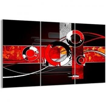 Cuadro sobre vidrio - Cuadro de cristal - 3 piezas - Ancho: 165cm, Altura: 110cm - Foto número 0590 - listo para colgar - Pinturas en vidrio - impresiones sobre vidrio - Cuadro en vidrio - GCE165x110-0590