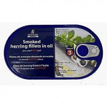 Officer, Filetes de Arenque ahumado 190g