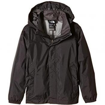 The North Face B Resolve Reflective Jacket - Chaqueta para niño, color negro, talla YM