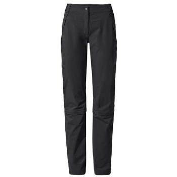 Vaude Women's Farley Stretch Capri T-Zip Trekking Pants Black