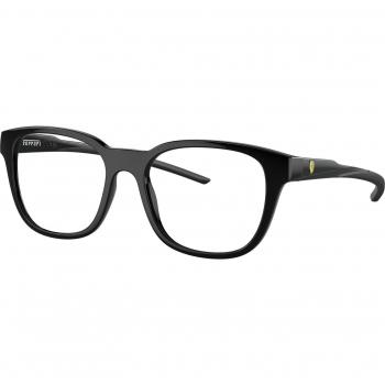 Ferrari Scuderia FZ8006 Eyewear Glasses, Color 501, Men's Square Black Frame