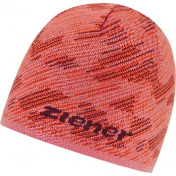Gorro Ziener Isiah Rosa Unisex con Diseño de Rayas