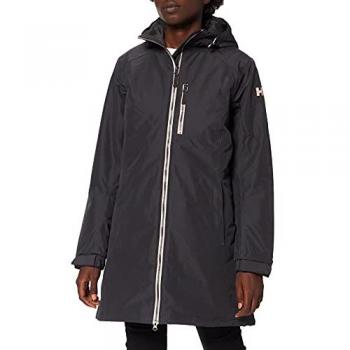 Parka Helly Hansen Belfast Winter Gris Mujer Adulto, Chaqueta de Esquí con Capucha, Color Negro (Black), Talla XXL