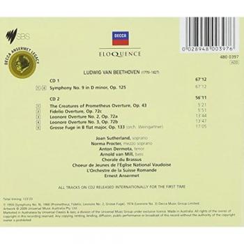 Symphony No 9 / Overtures / Grosse Fuge