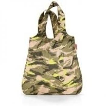 Reisenthel at5034 Mini Maxi Shopper Bolsa de la compra Poliéster camuflaje 43,5 x 60.0 X 7.0 Cm