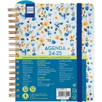 Agenda Docente Magistral Design 2024-2025 Flowers Catalán