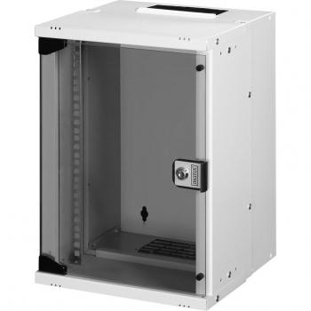 Armario de Red DIGITUS DN-49102 - 10 Pulgadas, 9U, Montaje en Pared, sin Montar, Dimensiones HxAxP 457x316x298mm, Capacidad de C