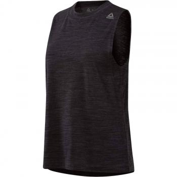 Reebok Te Marble Tank Top, Mujer, Negro, L
