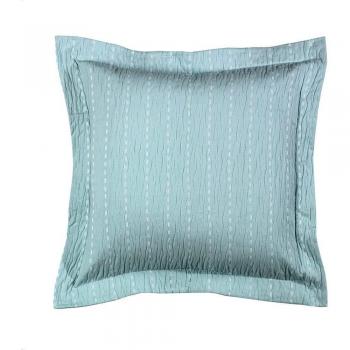 Viantala Funda cuadrante 45x45, Algodón-Poliéster, Azul Agua, 45 x 45 cm