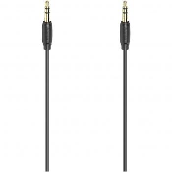 Cable de audio Jack Hama 00205118 1,5 m Negro