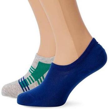 Tommy Hilfiger TH MEN STRIPE FOOTIE 2P Calcetines cortos, Multicolor