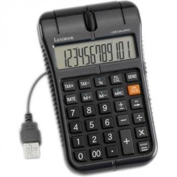 Lexibook CU50 - Ratón (USB, Óptico, oficina, Cable, AG10 / LR 54 / L1131, 78 mm) Negro