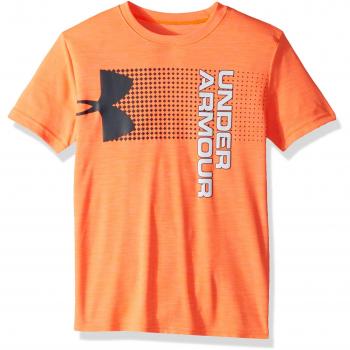 Under Armour Crossfade tee Camisa Manga Corta, Niños, Naranja, YSM