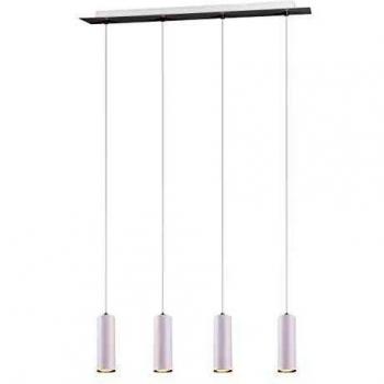 Lámpara Colgante Rectangular Marley Blanca de 4 Luces GU10