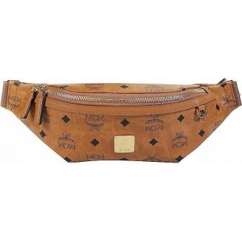 MCM Fursten Small Brown Visetos Belt Bag