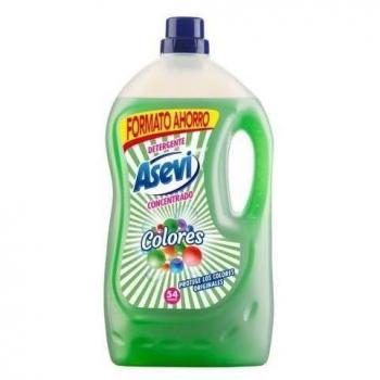 DETERGENTE LIQUIDO CONCENTRADO COLORES ASEVI 52 DOSIS