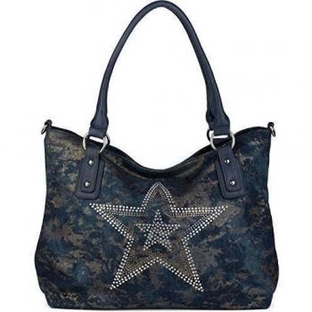 styleBREAKER - Bolso al hombro para mujer azul azul talla única