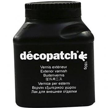 Décopatch VAUV180BO - Un pot de Vernis vitrificateur Extérieur aquapro 180 ml, aspect Satiné