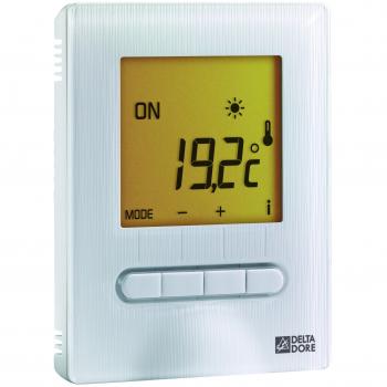 Termostato Digital Semi Empotrado Minor 12 para Suelo Radiante Eléctrico Delta Dore 6151055